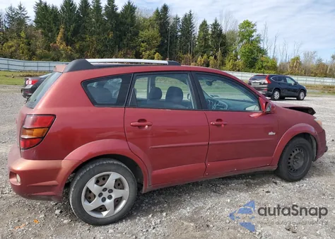 2005 Pontiac Vibe z USA, uszkodzony, nr VIN 5Y2SL63835Z474984